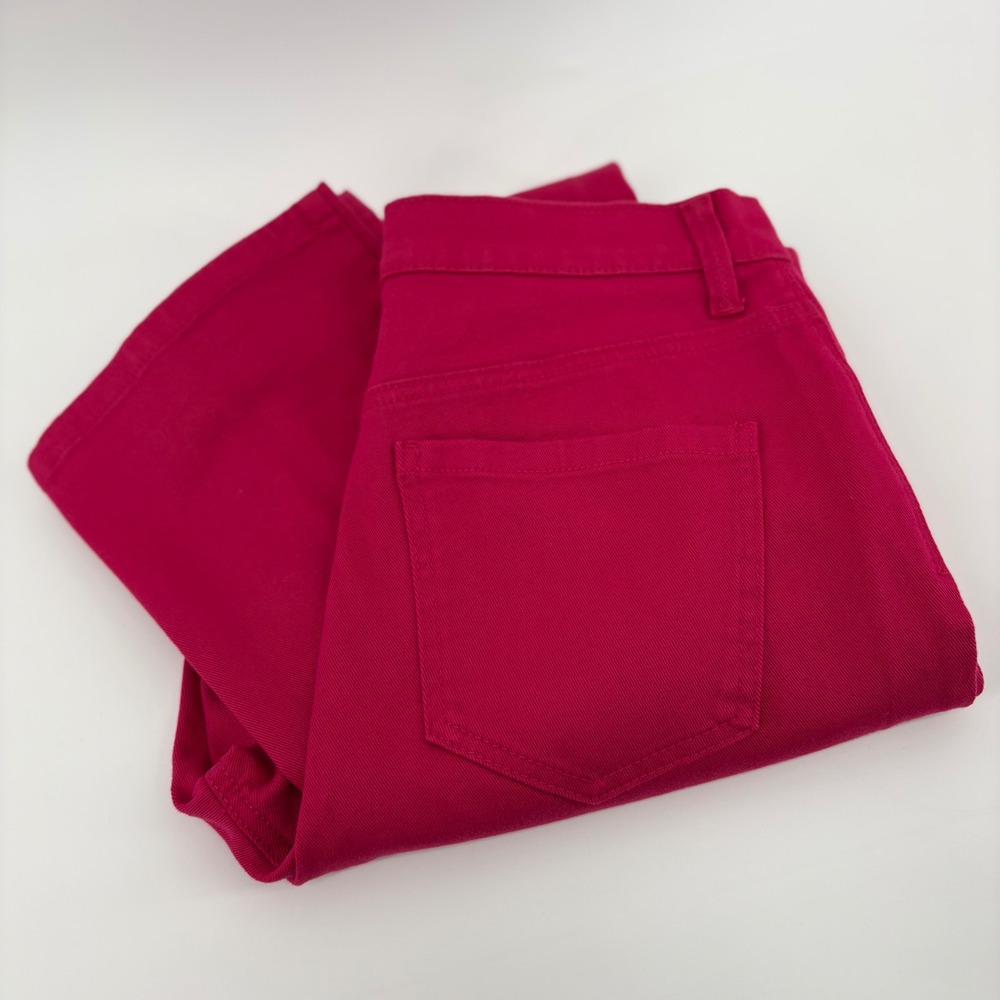 Gloria Vanderbilt Amanda‎ Womens Bright Pink Straight Leg Pants Size 
8